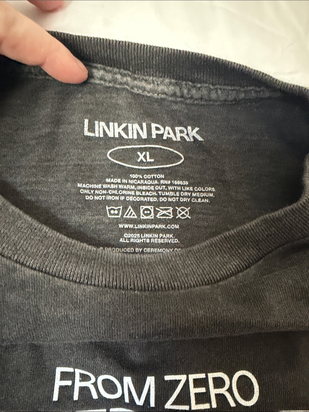 Men’s Black Graphic Tour T-Shirt - 2025 - Picture 2 of 3